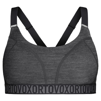 Sport-BH Ortovox 150 Essential Sports Top schwarz Black Raven Blend