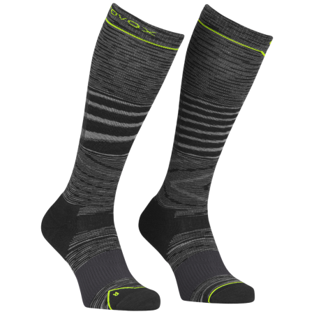 Herren Kniestrümpfe Ortovox Ski Tour Lt Comp Long Socks M schwarz Black Steel Blend