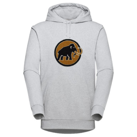 Herren-Sweatshirt Mammut Mammut ML Hoody Men Circle weiß highway/mélange