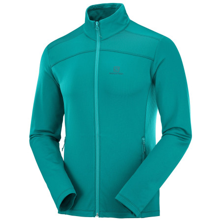 Herren-Sweatshirt Salomon Discovery Lt Fz M grün Evererglade