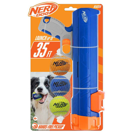 Hundespielzeug Nerf Dog Blaster + Tennis Balls 3 pcs