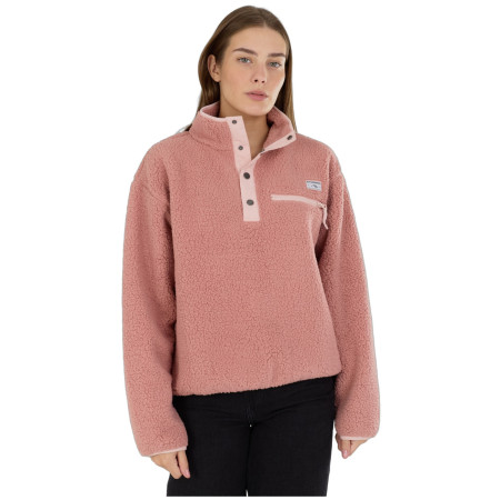Damen-Sweatshirt Fundango Pacha Fleece Jacket rosa mauve