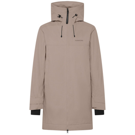 Damen-Softshellmantel Didriksons Eris Wns Parka beige Ash Brown