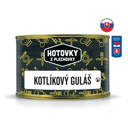 Nahrung Hauptspeise Hotovky z plechovky Kesselgulasch 400ml