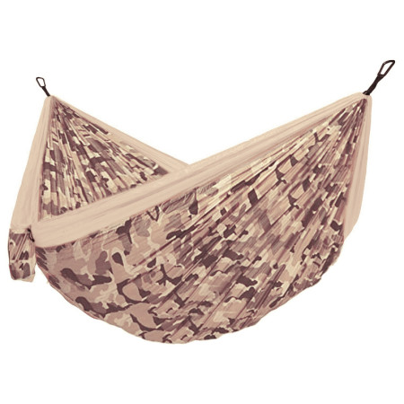 Hängematte Hamaka.eu Camping single hellbraun Sahara