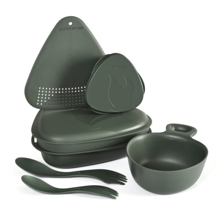 Geschirrset Light My Fire Outdoor MealKit 2.0 grün sagegreen