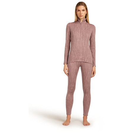 Damen-Funktionsshirt Icebreaker Women Merino 260 Tech Vertex LS Half Zip Delta Lines AOP