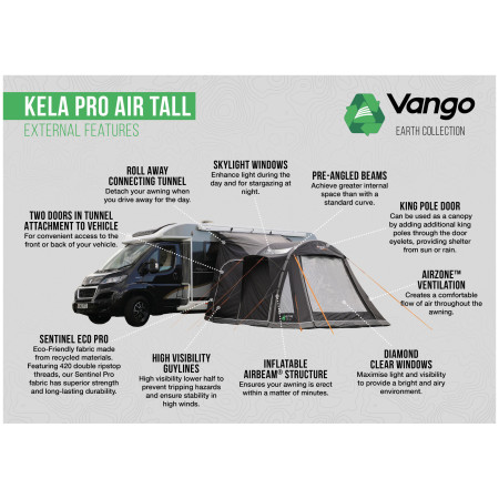 Vorzelt Vango Kela Pro Air Low