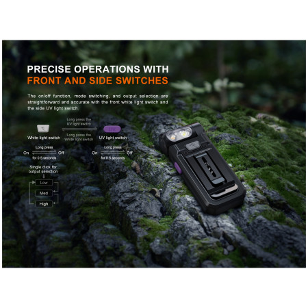 Taschenlampe Fenix SW05R-UV