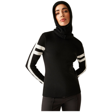 Damen-Sweatshirt Dare 2b Diamant Midlayer schwarz/weiß Black/Egret