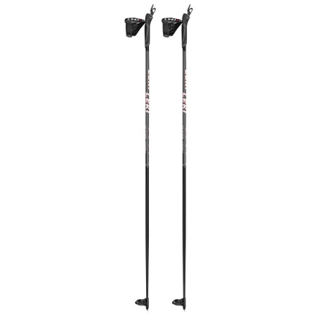 Laufstöcke Leki XTA Trac schwarz/rot black-white-fluorescent red
