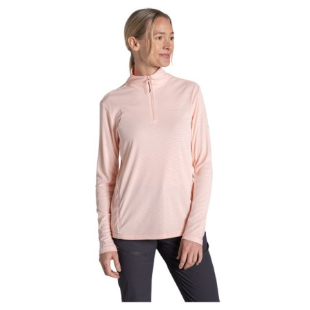 Damen-T-Shirt Craghoppers NosiLife SolarShield+ Half Zip Top