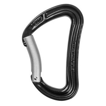 Karabiner Ocún Raven Steel schwarz Black / Silver