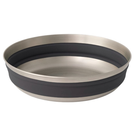 Faltbare Schüssel Sea to Summit Detour Stainless Steel Collapsible Bowl L grau Beluga Black