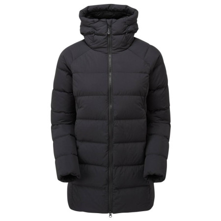 Damen-Wintermantel Montane Fem Tundra Hoodie schwarz Black