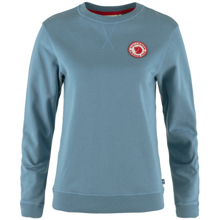 Damenpullover Fjällräven 1960 Logo Badge Sweater hellblau Dawn Blue