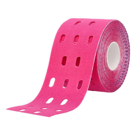 Tapeband BronVit Sport Kinesio Tape perforiert rosa