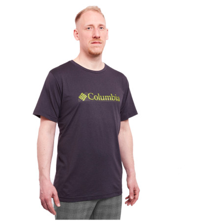 Herren-T-Shirt Columbia Tech Trail Graphic Tee schwarz BlackBranded