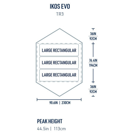 Zelt Sea to Summit Ikos Evo Tent TR3