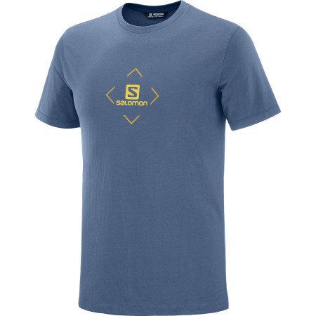 Herren-T-Shirt Salomon Coton Logo Tee M dunkelblau Darkden
