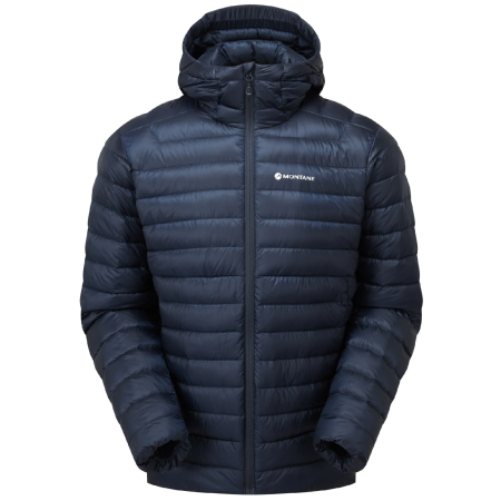 Herren-Winterjacke Montane Anti Freeze Hoodie blau ECLIPSE BLUE