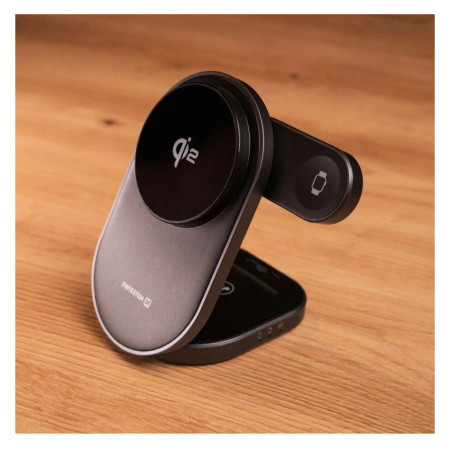 Kabelloses Ladegerät Swissten MagBase 3-in-1