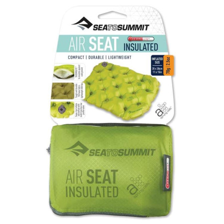 Sitzkissen Sea to Summit Air Seat Insulated grün Green