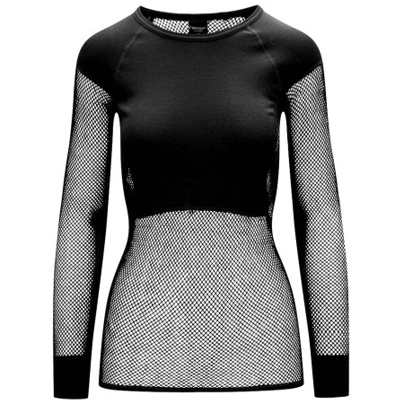 Damen-Funktionsshirt Brynje of Norway Lady Wool Thermo Shirt w/inlay schwarz black