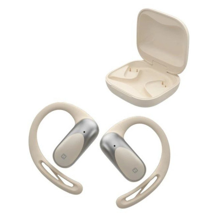 Kabellose Kopfhörer Swissten TWS earbuds for fitness & workouts beige