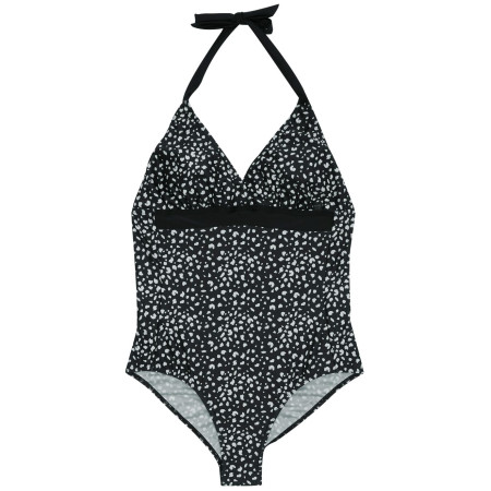 Damenbadeanzug Regatta Flavia Swim Cstm II schwarz/weiß Black/White Polka Print