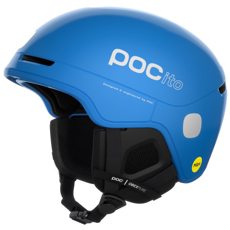 Kinder Skihelm POC POCito Obex MIPS blau FluorescentBlue