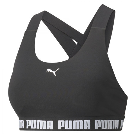 Sport-BH Puma Mid Impact Feel it Bra schwarz/weiß black