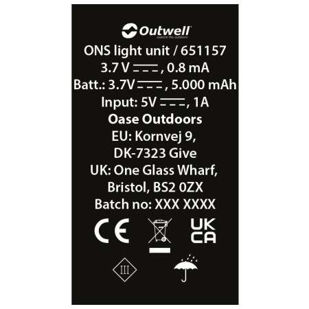 Lichtset Outwell ONS Light Unit Set