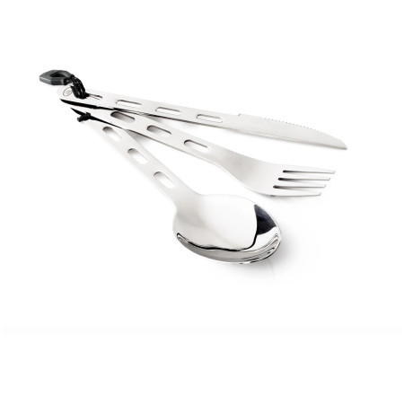 Besteck GSI Outdoors Glacier Stainless 3 Pc. Ring Cutlery