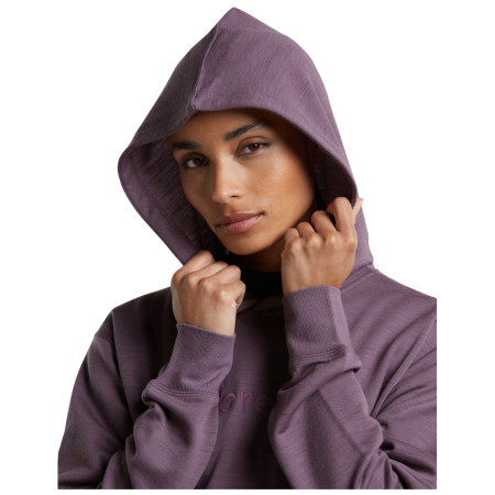 Damen Funktions-Sweatshirt Icebreaker W Mer 360 RealFleece Elemental LS Hood