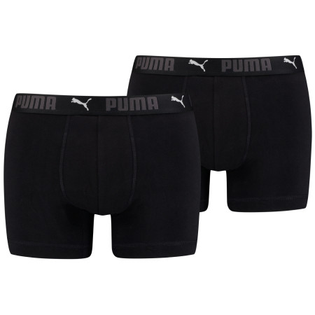 Herren-Boxershorts Puma Sport Cotton Boxers 2P schwarz Black