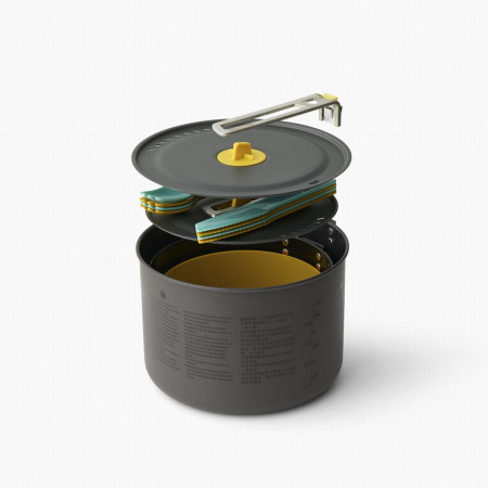 Geschirrset Sea to Summit Frontier UL Two Pot Cook Set 4P 14 Piece