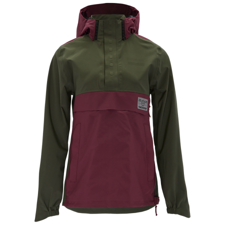 Damen Fahrradjacke Silvini Montesola lila/grün olive-plum