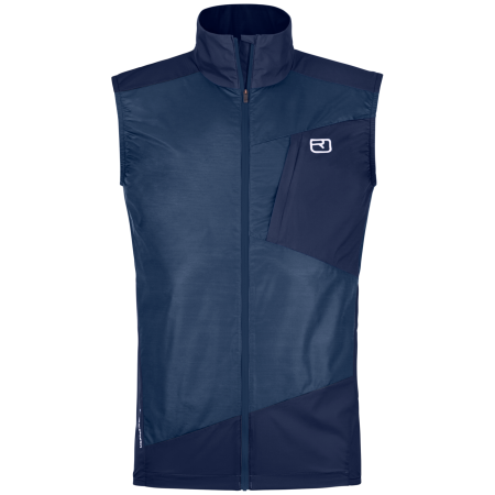 Herrenweste Ortovox Trace Windbreaker Vest M blau Blue Nunatak