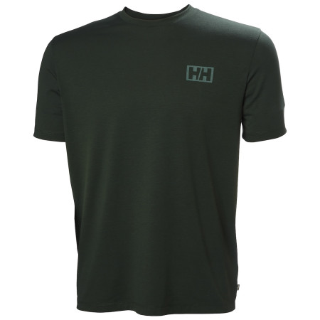 Herren-T-Shirt Helly Hansen Skog Graphic T-Shirt grün 418 Dark Jungle