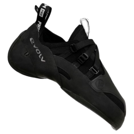 Kletterschuhe Evolv Phantom Pro schwarz BLACK / WHITE