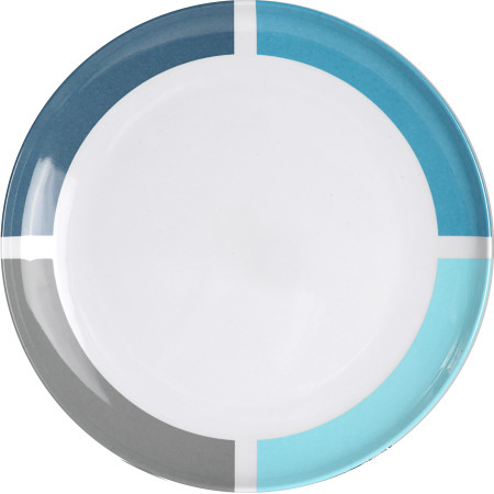Teller Brunner Aquarius Side plate blau/weiß