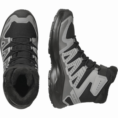 Kinderschuhe Salomon Xa Pro Winter Wp J Black-Castlerock-Cloudburst