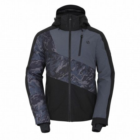 Herrenjacke Dare 2b Baseplate II Jacket schwarz/grau Blk/EbGyMnPt