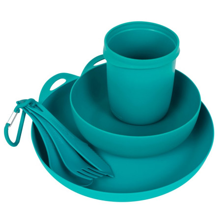 Geschirrset Sea to Summit Delta Camp Set blau Pacific Blue