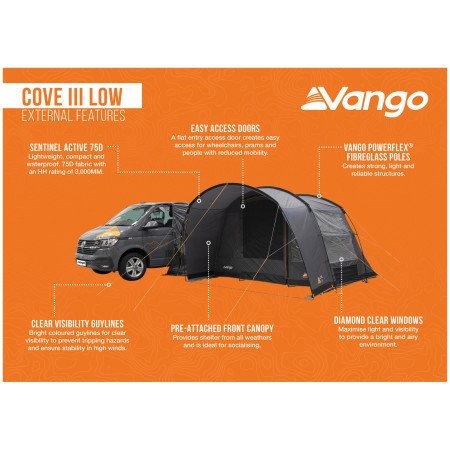 Vorzelt Vango Cove III Low