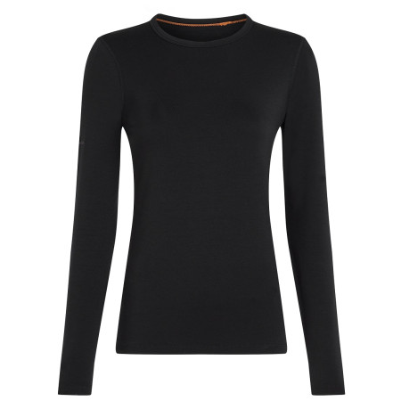 Damen-T-Shirt Icebreaker W Mer Core Heavyweight LS Crewe schwarz Black