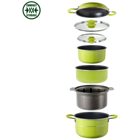 Topfset Brunner Popote Juniper 8+1 Ø 22 cm