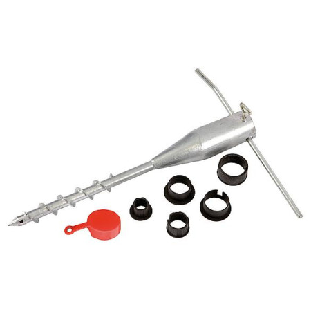 Erdbohrer für Sonnenschirm Bo-Camp Parasol Auger silber