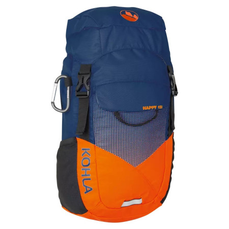Junior-Rucksack Kohla Happy 15l dunkelblau navy peony/red orange